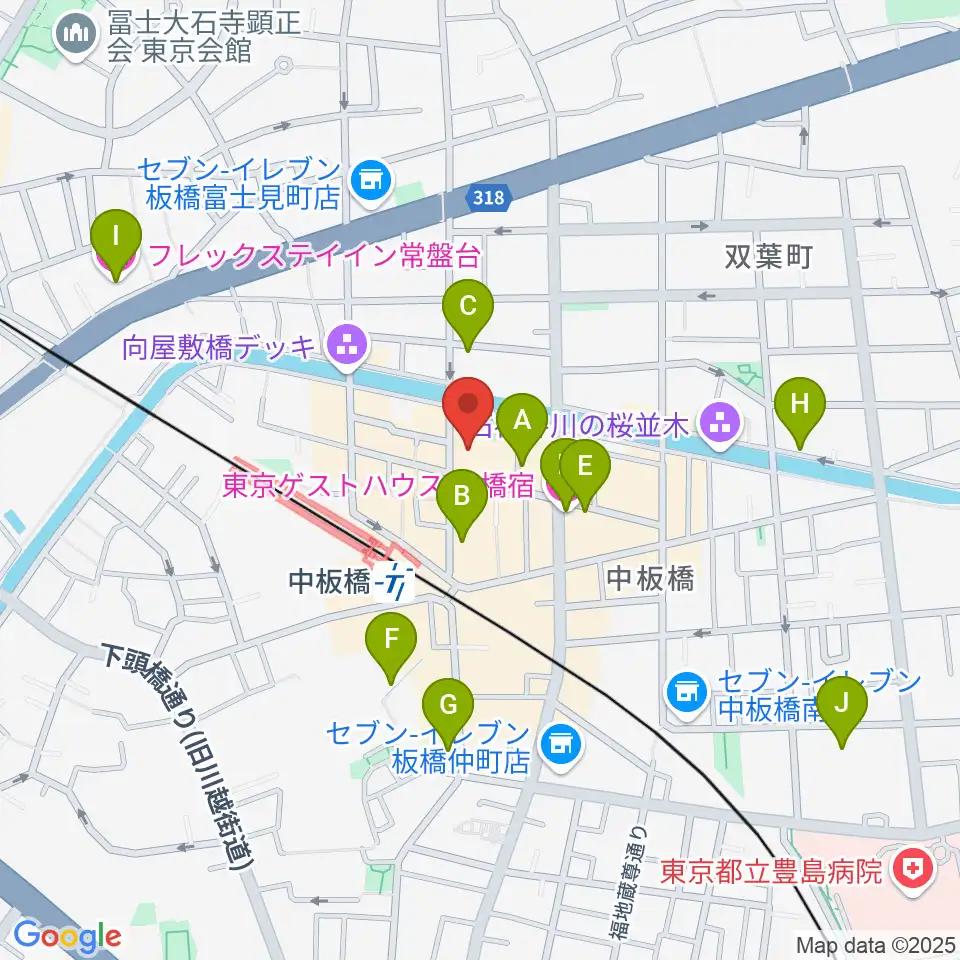 新生館スタジオ周辺のホテル一覧地図