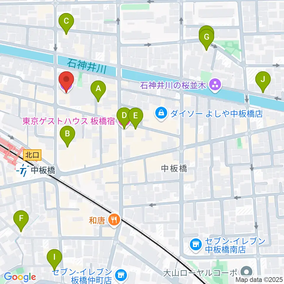 新生館スタジオ周辺のホテル一覧地図