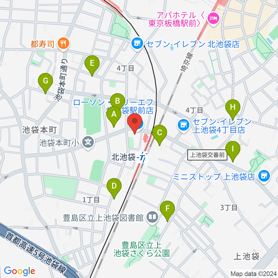 新生館シアター周辺のホテル一覧地図