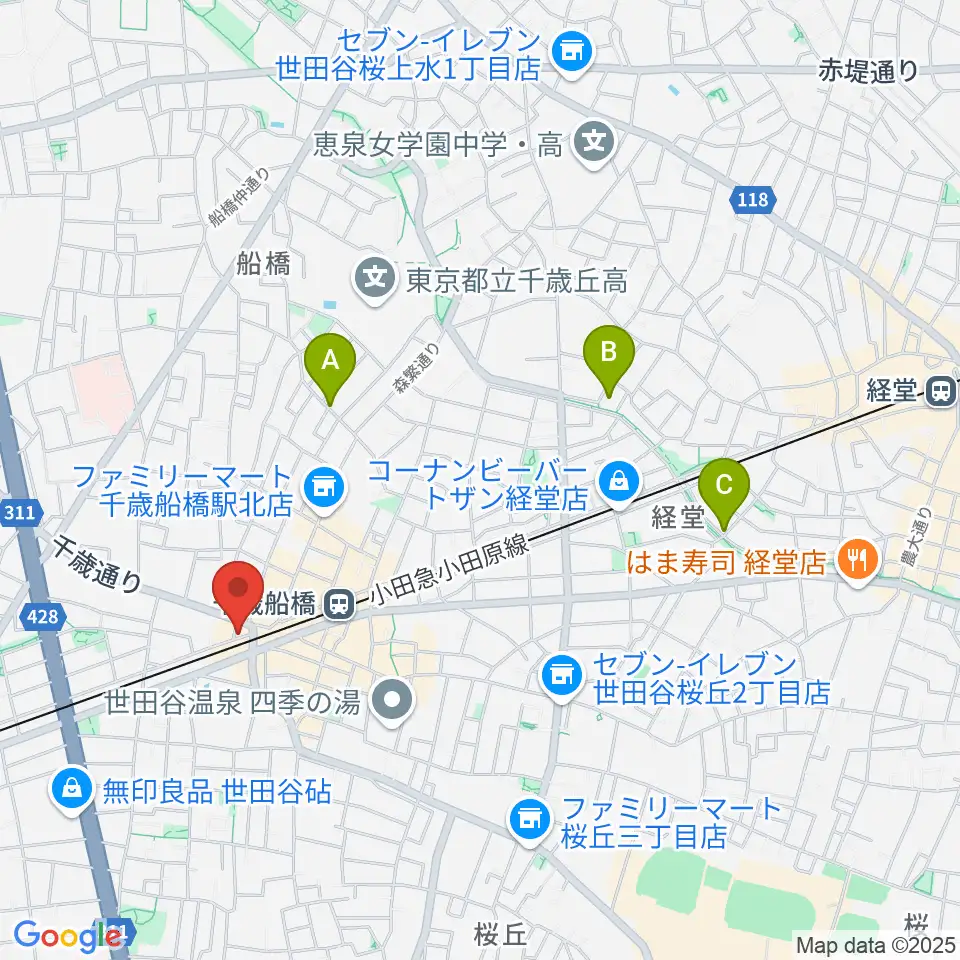 APOCシアター周辺のホテル一覧地図