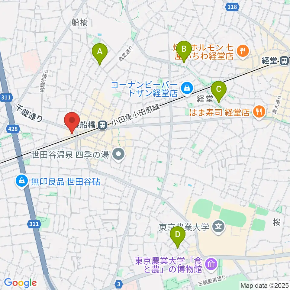 APOCシアター周辺のホテル一覧地図