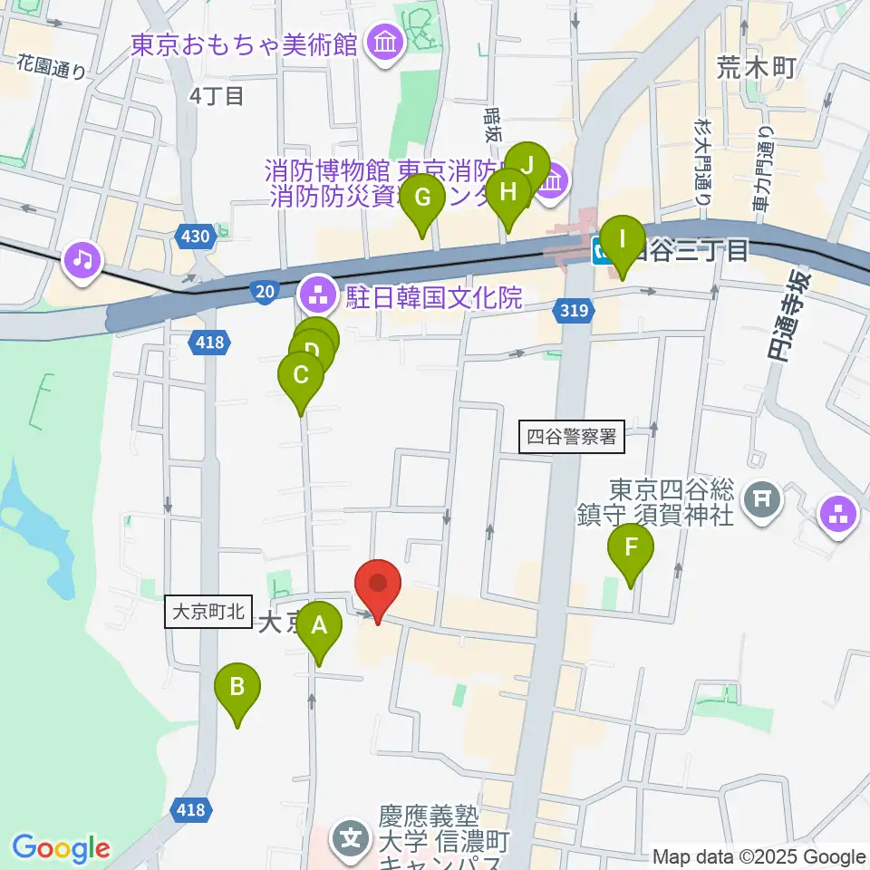 アートコンプレックスセンター周辺のホテル一覧地図