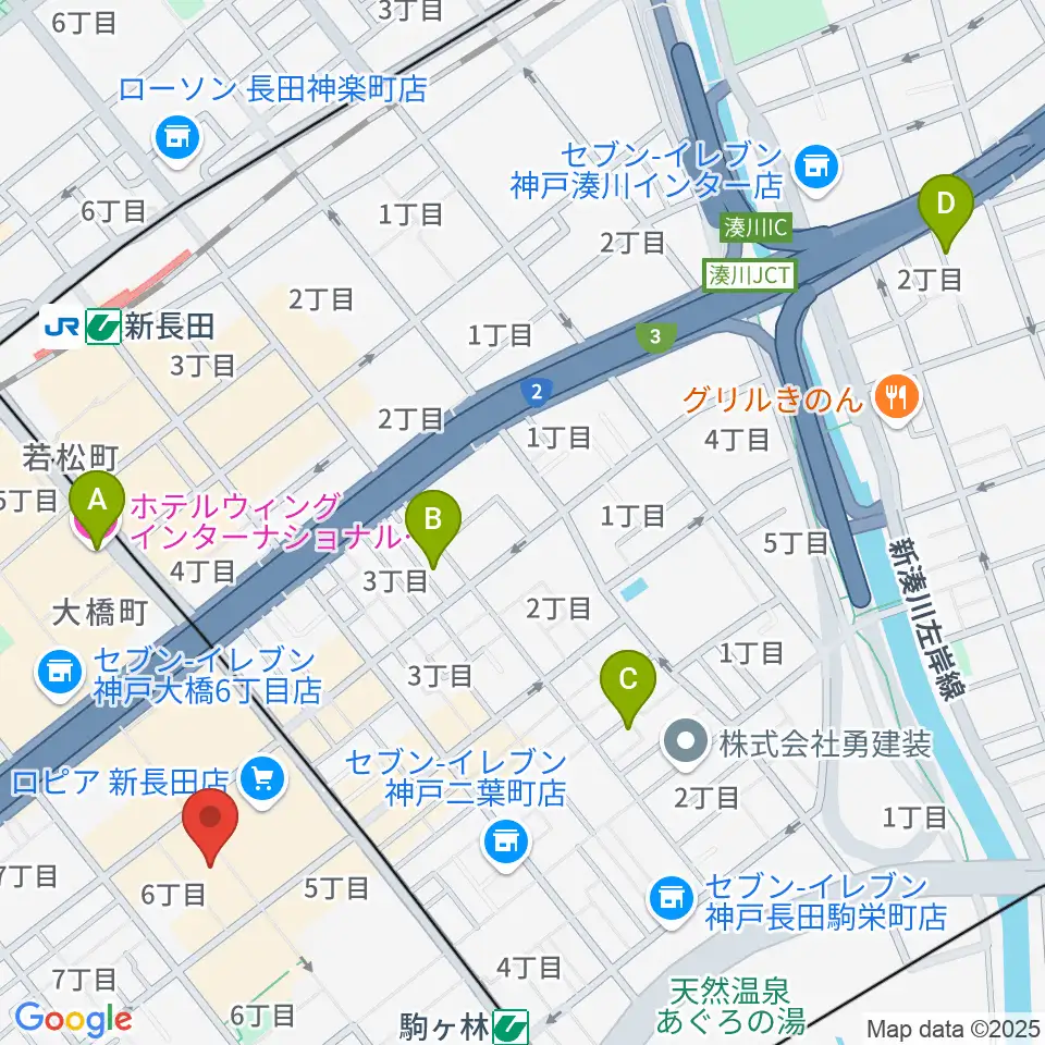 アートシアターdB神戸周辺のホテル一覧地図