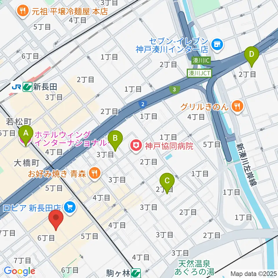 アートシアターdB神戸周辺のホテル一覧地図