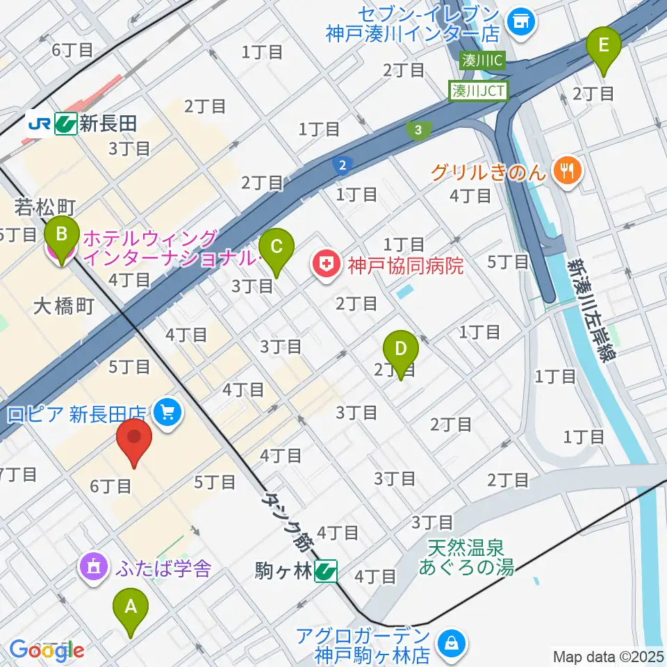 アートシアターdB神戸周辺のホテル一覧地図