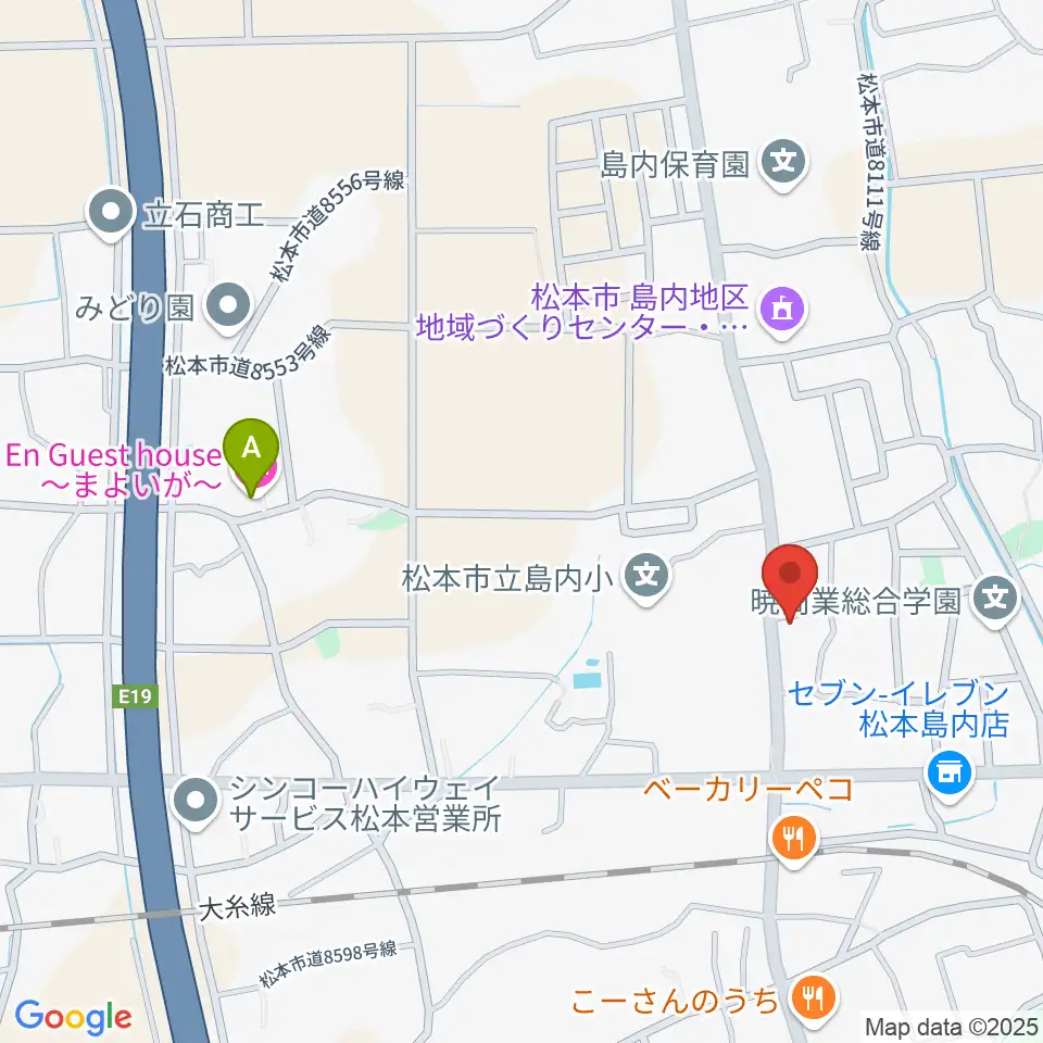 ミュージックプラザオグチ島内店周辺のホテル一覧地図