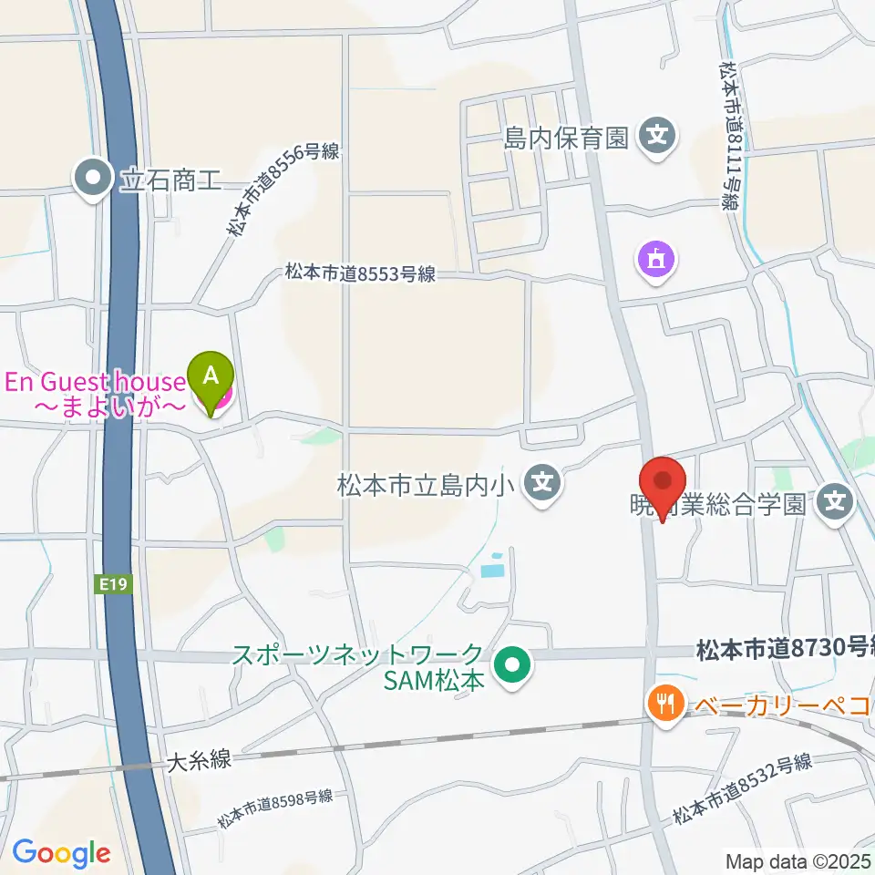 ミュージックプラザオグチ島内店周辺のホテル一覧地図