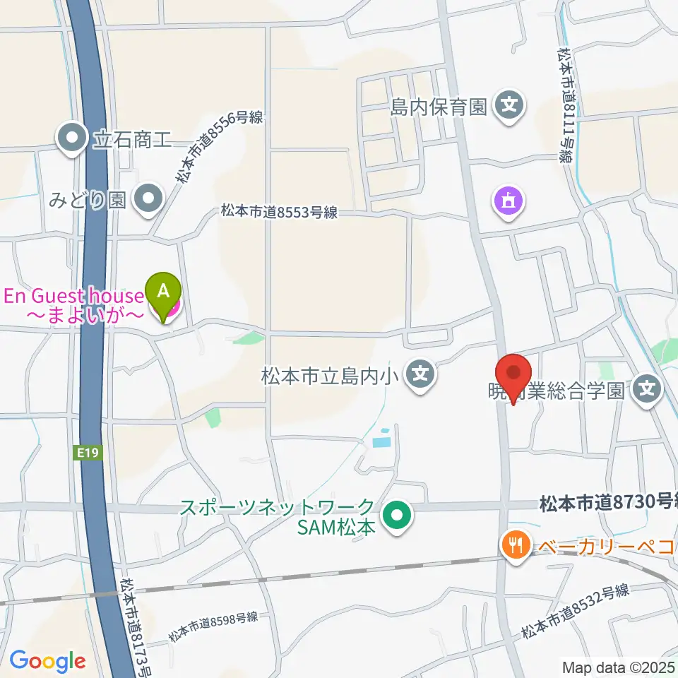 ミュージックプラザオグチ島内店周辺のホテル一覧地図
