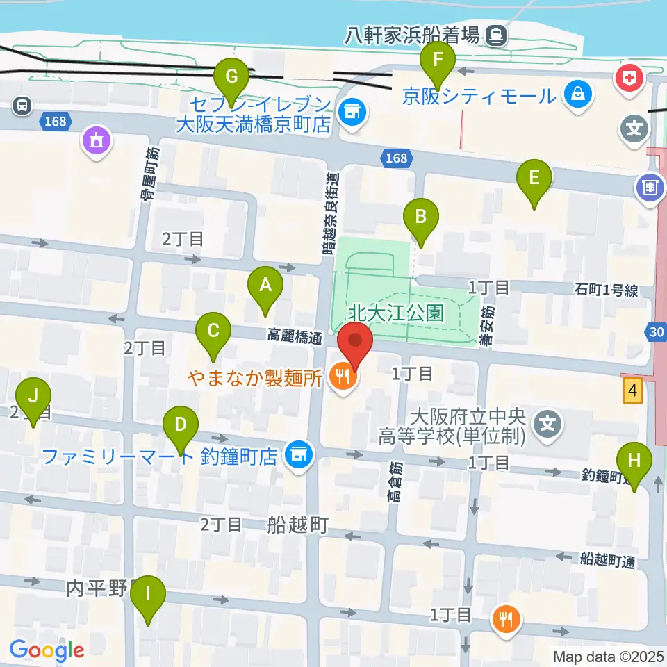 青山ハープ大阪ショールーム周辺のホテル一覧地図