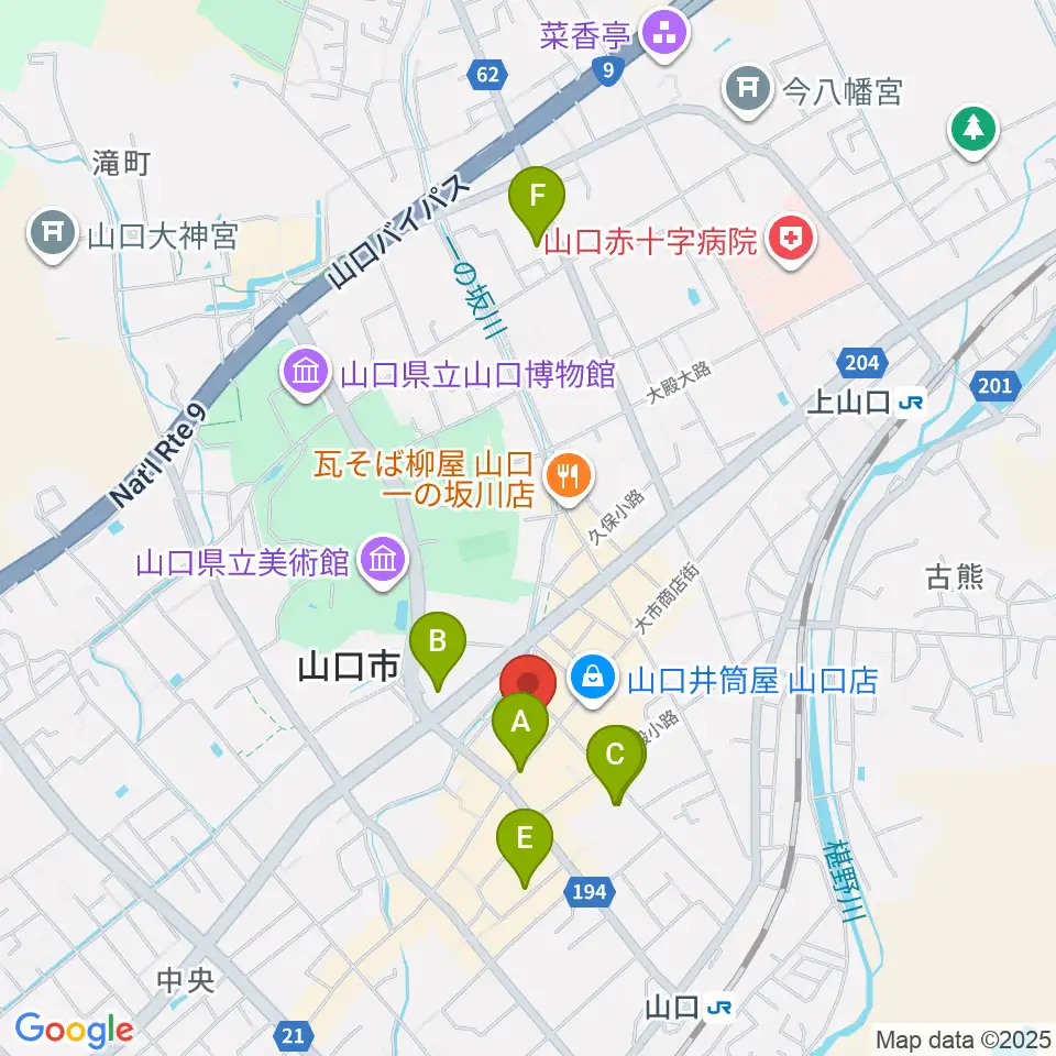 グランドミック三好屋楽器周辺のホテル一覧地図