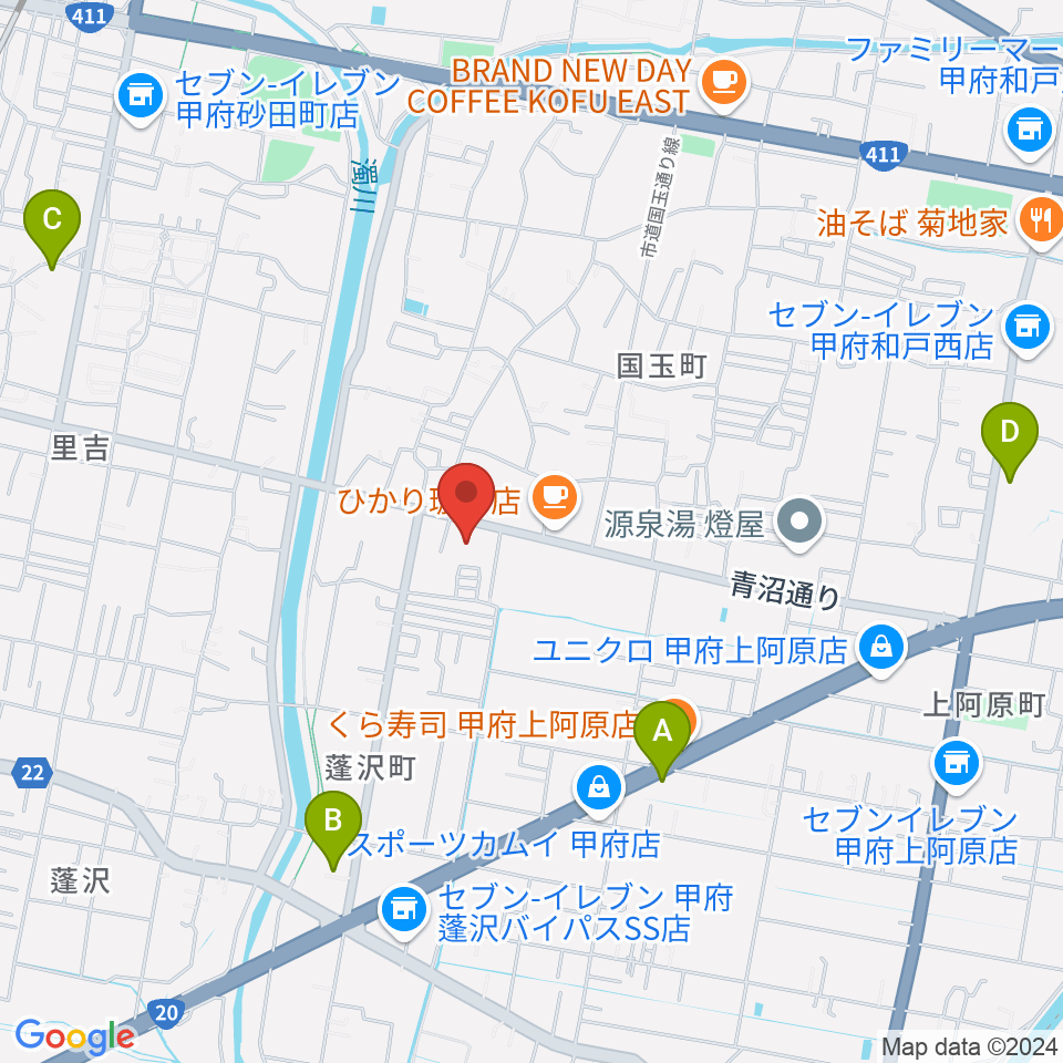 カフェパストリアス周辺のホテル一覧地図