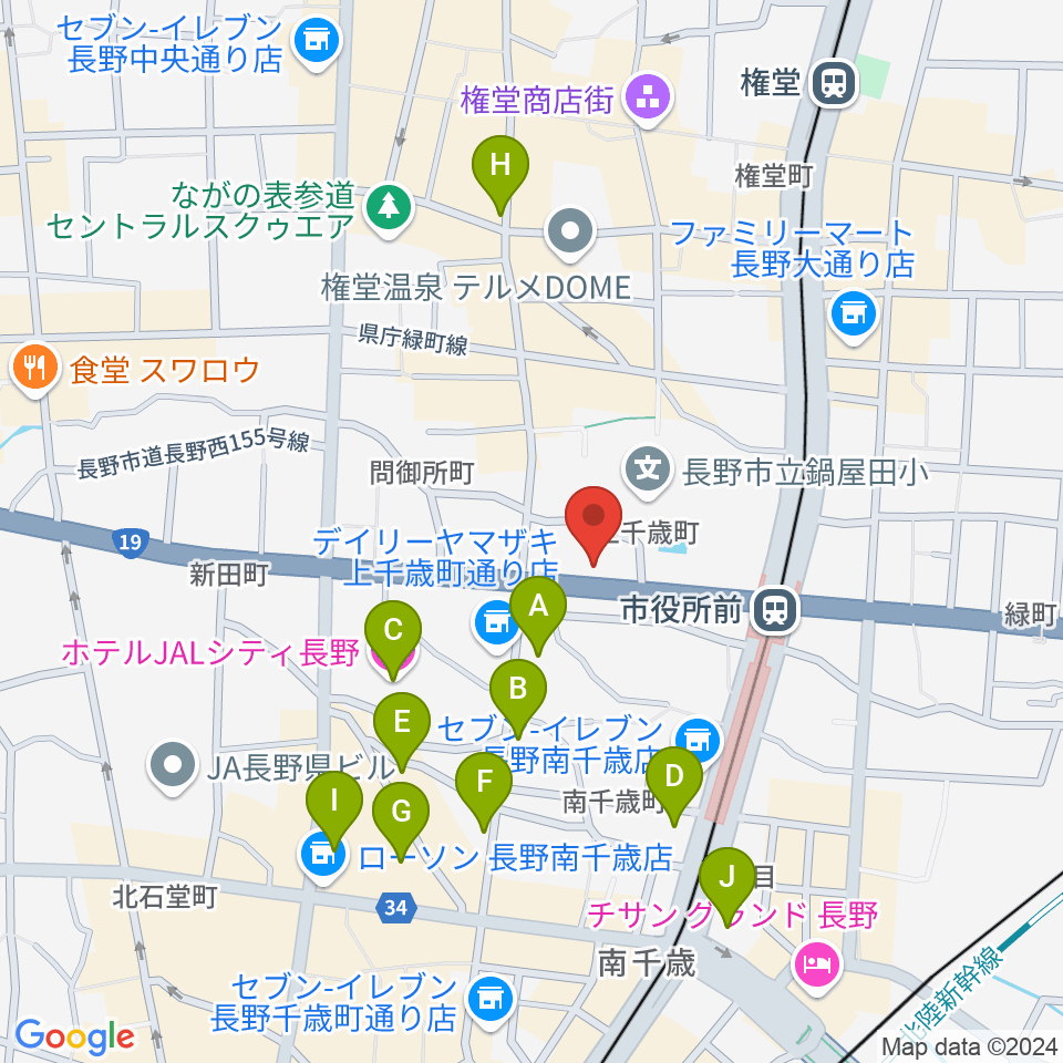 バックドロップ周辺のホテル一覧地図