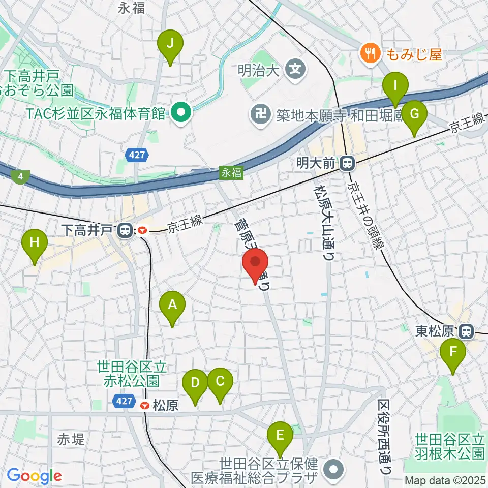 宇宙舘周辺のホテル一覧地図