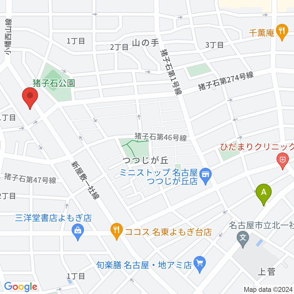 うりんこ劇場周辺のホテル一覧地図