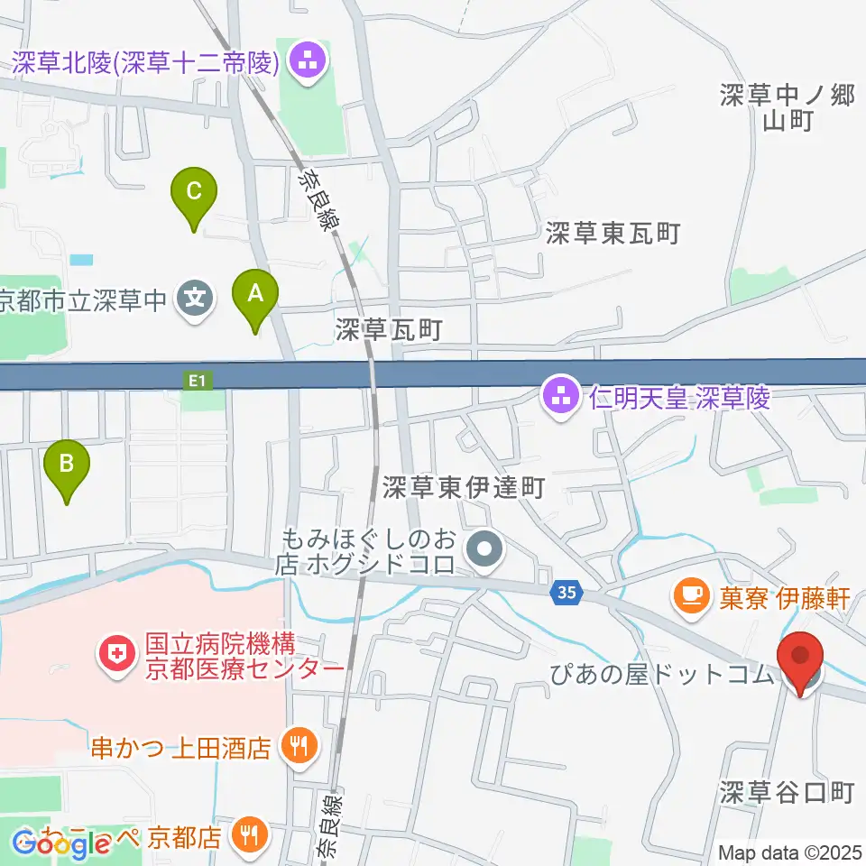 ぴあの屋ドットコム周辺のホテル一覧地図
