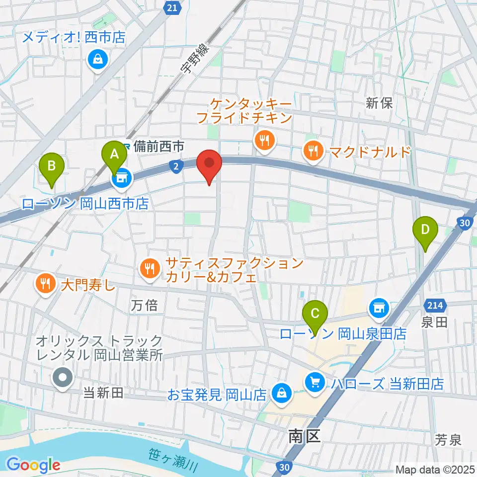 喜多商事株式会社周辺のホテル一覧地図