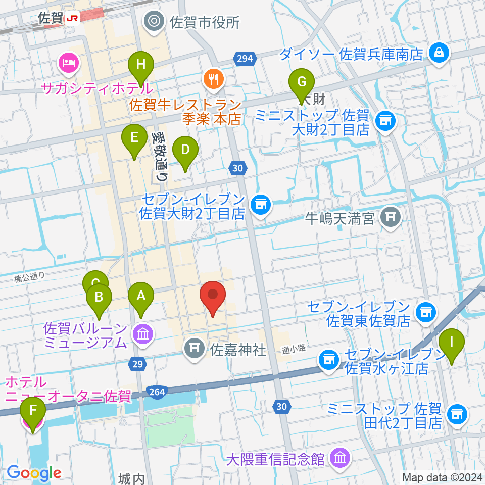 LIVE BAR 雷神周辺のホテル一覧地図