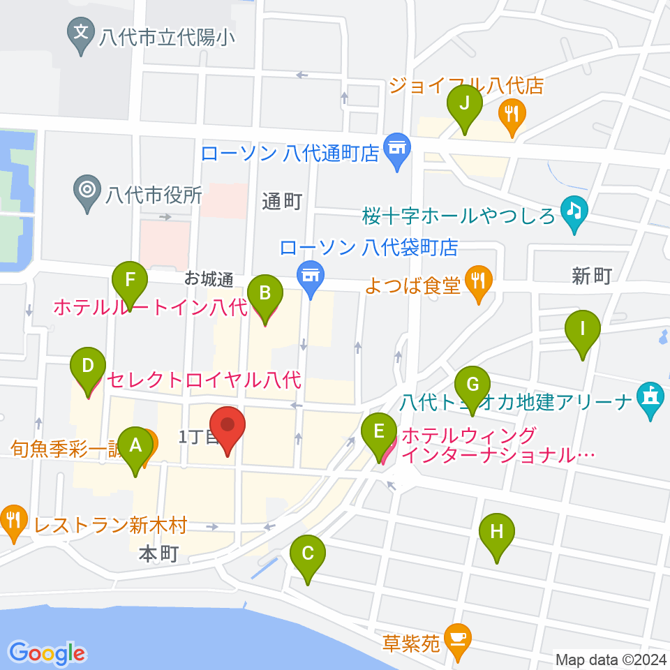 JazzBar FIRST周辺のホテル一覧地図