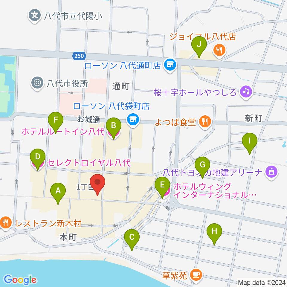 JazzBar FIRST周辺のホテル一覧地図