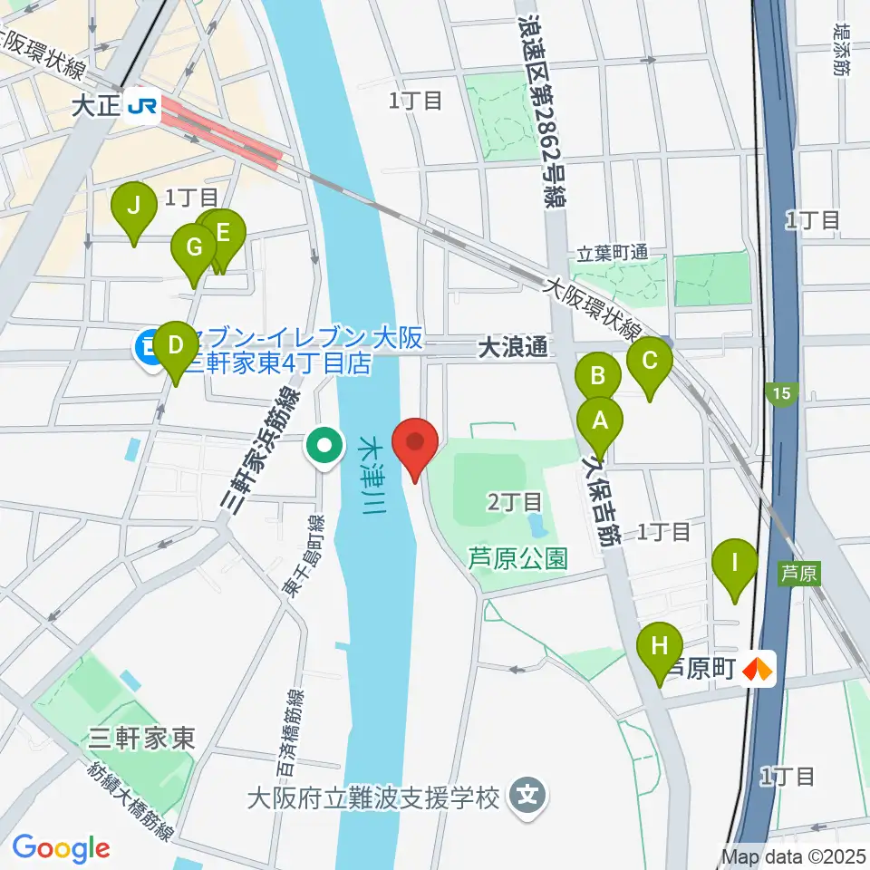 KARAKURIスタジオ周辺のホテル一覧地図