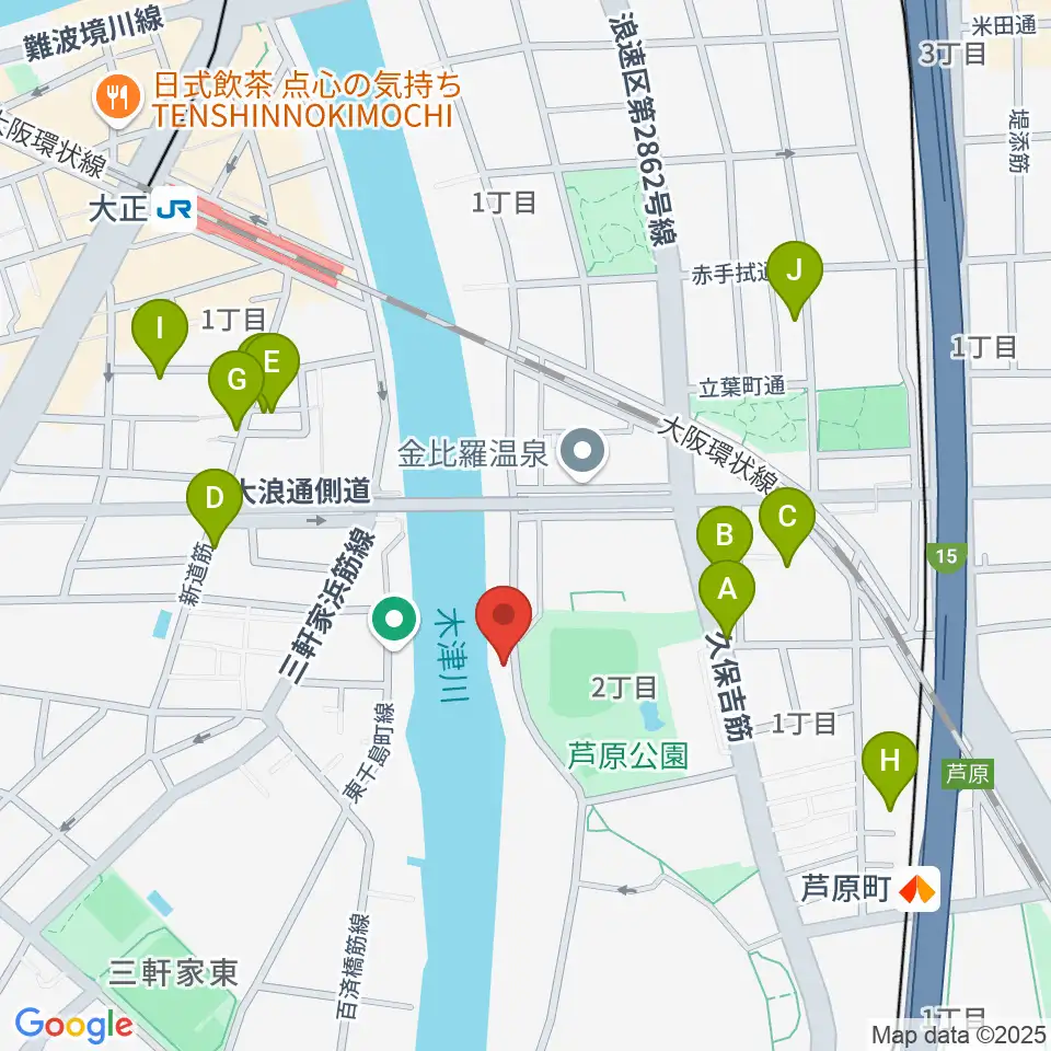 KARAKURIスタジオ周辺のホテル一覧地図