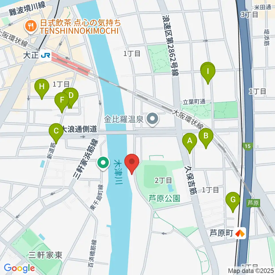 KARAKURIスタジオ周辺のホテル一覧地図
