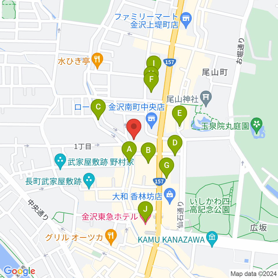 北國新聞赤羽ホール周辺のホテル一覧地図