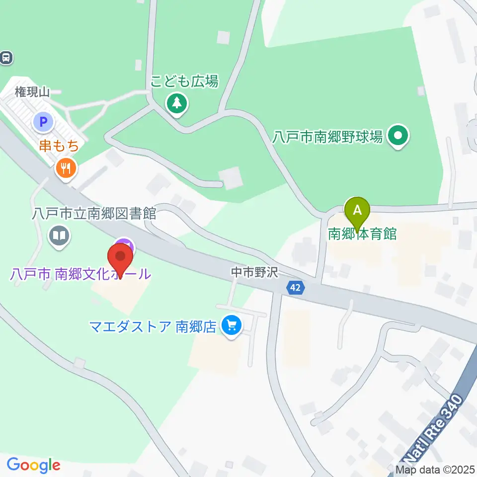 八戸市南郷文化ホール スウィングベリーNANGO周辺のホテル一覧地図