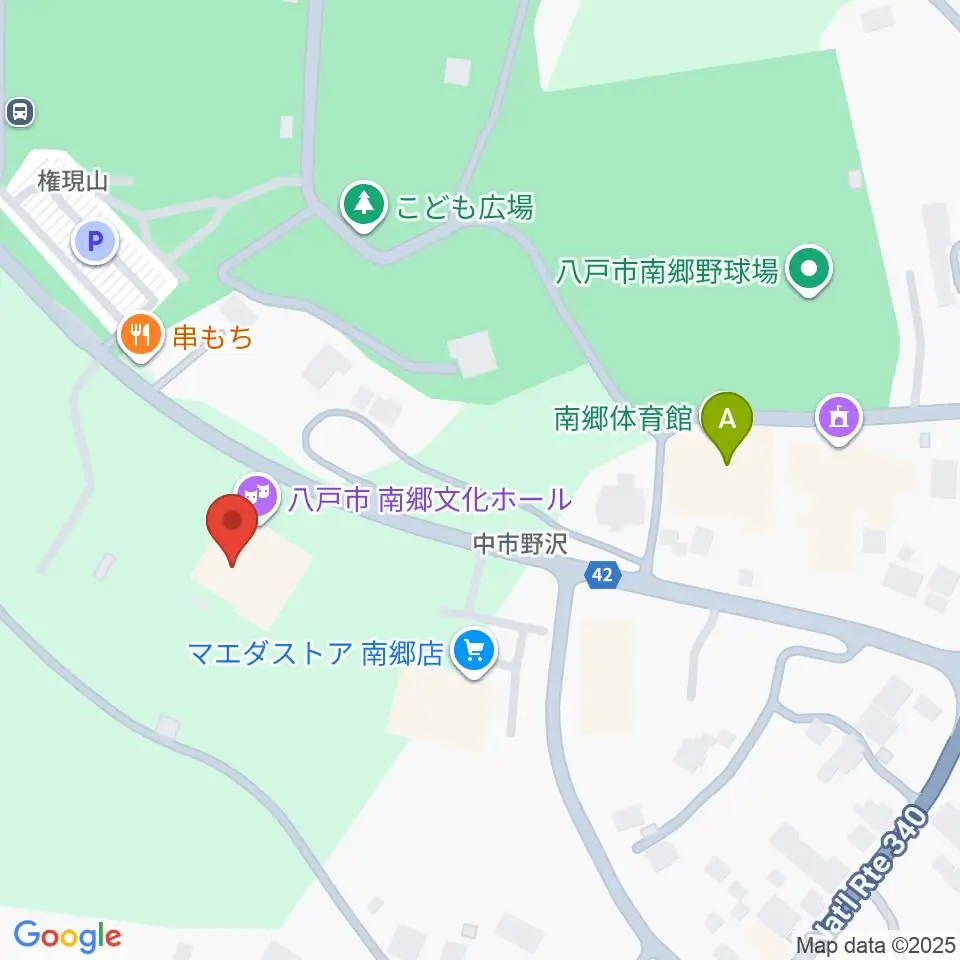 八戸市南郷文化ホール周辺のホテル一覧地図