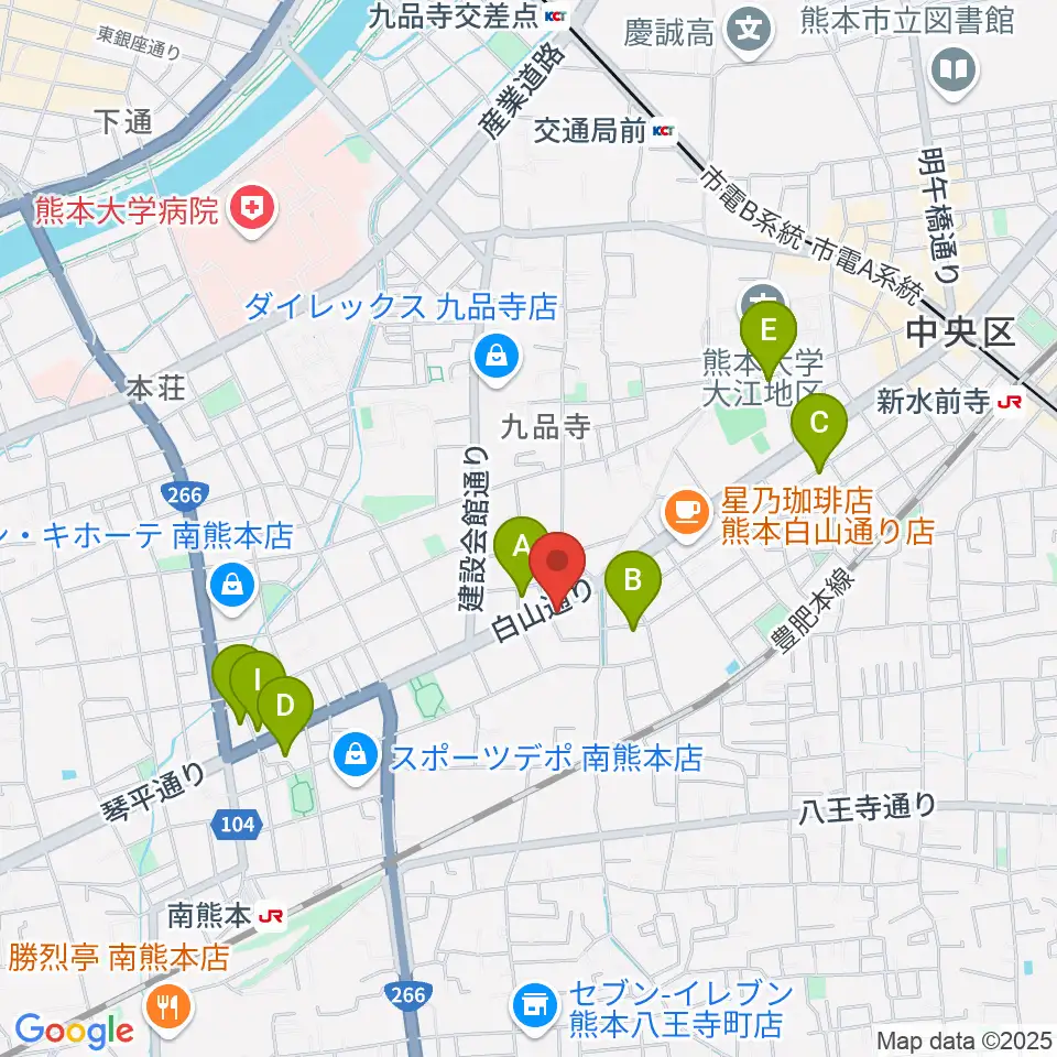 ミュージックファーム周辺のホテル一覧地図