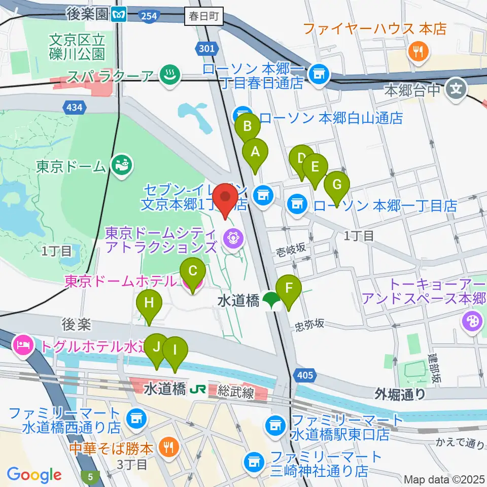 シアターGロッソ周辺のホテル一覧地図