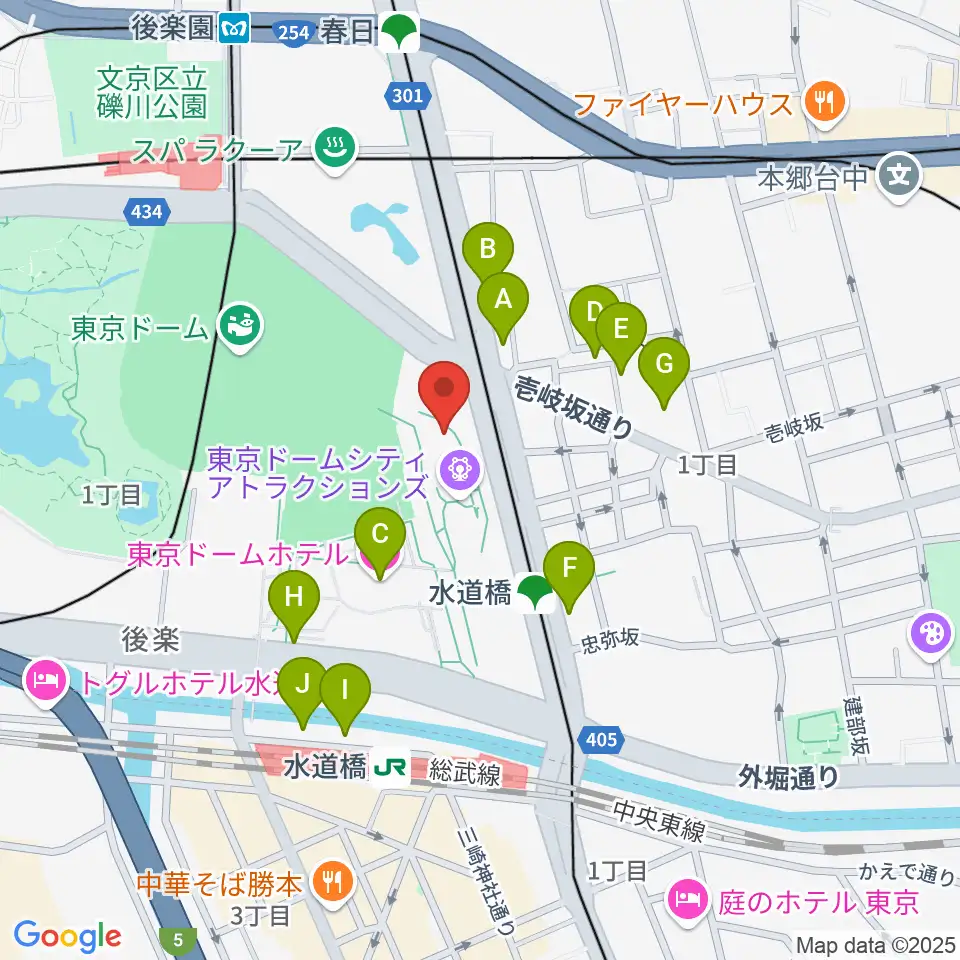 シアターGロッソ周辺のホテル一覧地図