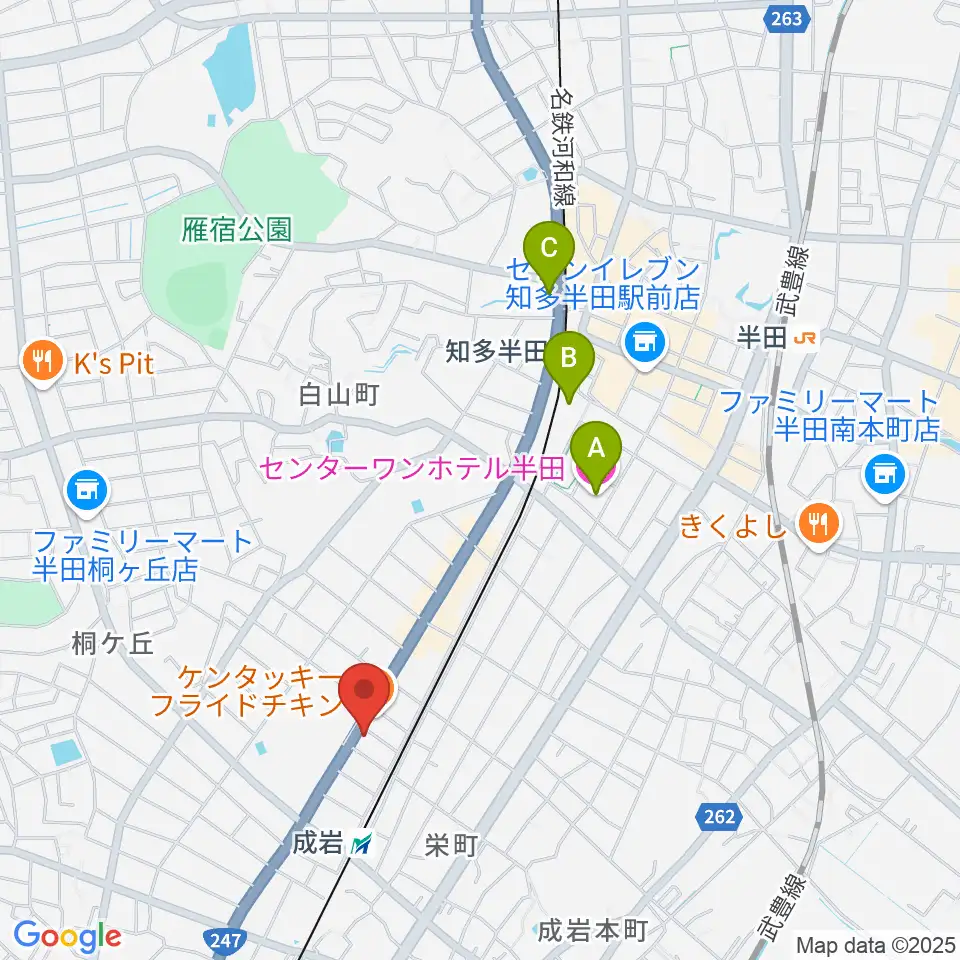 J.Pミュージックスクール周辺のホテル一覧地図