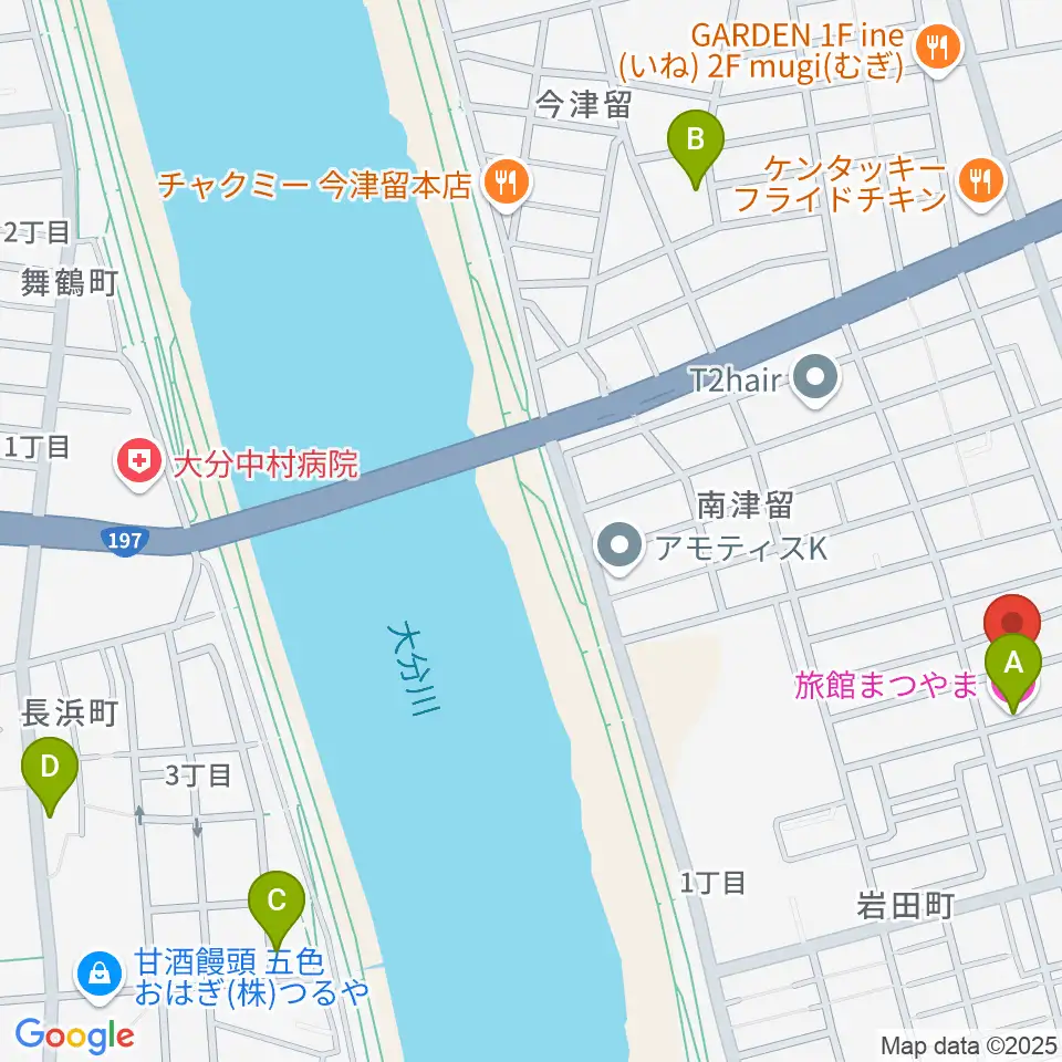 ミュージックホリデー周辺のホテル一覧地図
