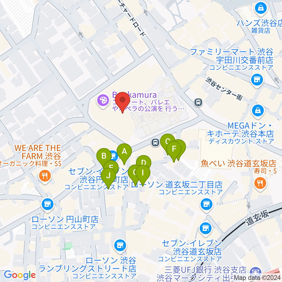 シアターコクーン周辺のホテル一覧地図