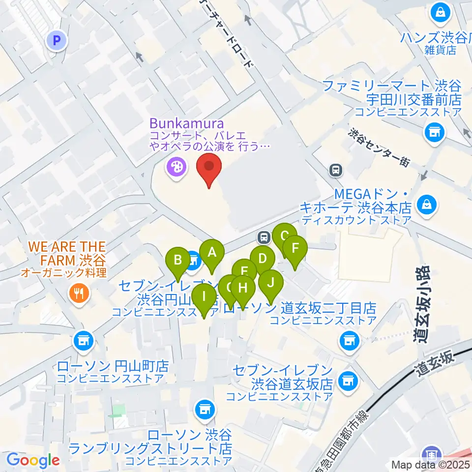 シアターコクーン周辺のホテル一覧地図