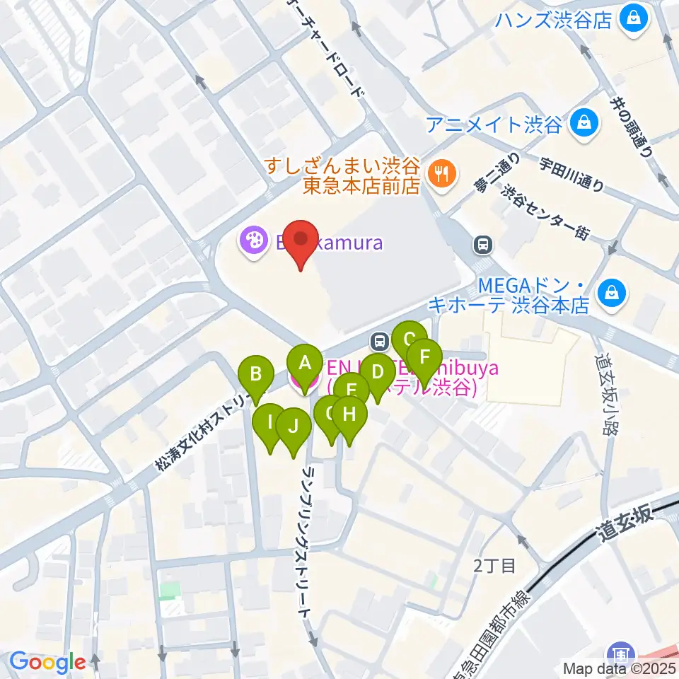 シアターコクーン周辺のホテル一覧地図
