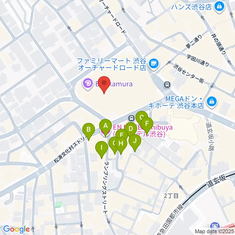 シアターコクーン周辺のホテル一覧地図