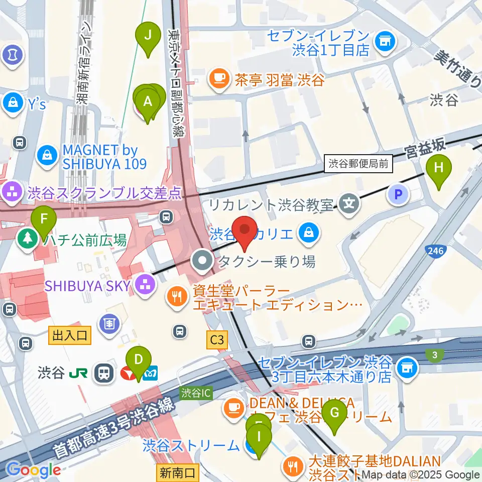 東急シアターオーブ周辺のホテル一覧地図