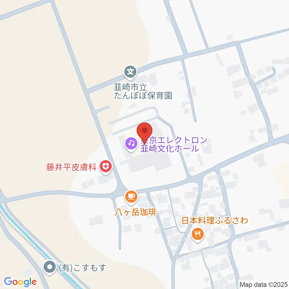 東京エレクトロン韮崎文化ホール周辺のホテル一覧地図