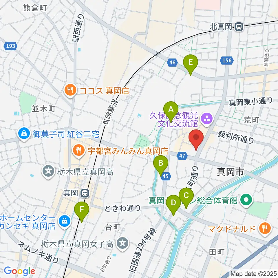 暮田商会周辺のホテル一覧地図