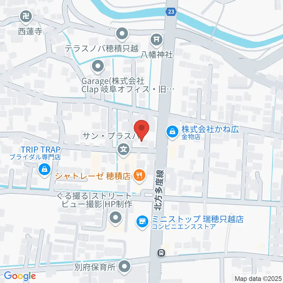 川瀬ギター教室周辺のホテル一覧地図