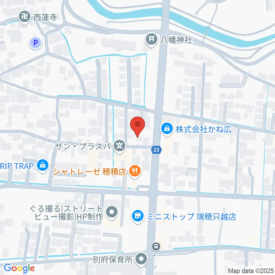 川瀬ギター教室周辺のホテル一覧地図