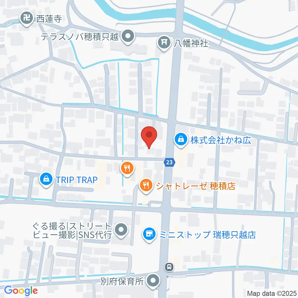 川瀬ギター教室周辺のホテル一覧地図