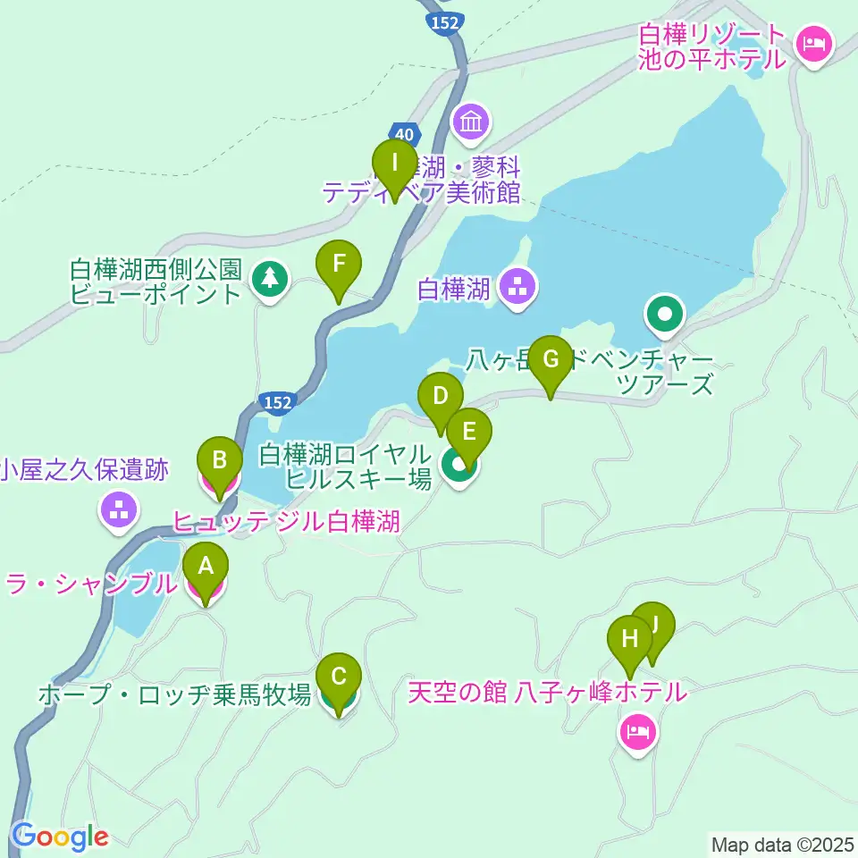 ラ・シャンブル ホールトーンホール周辺のホテル一覧地図