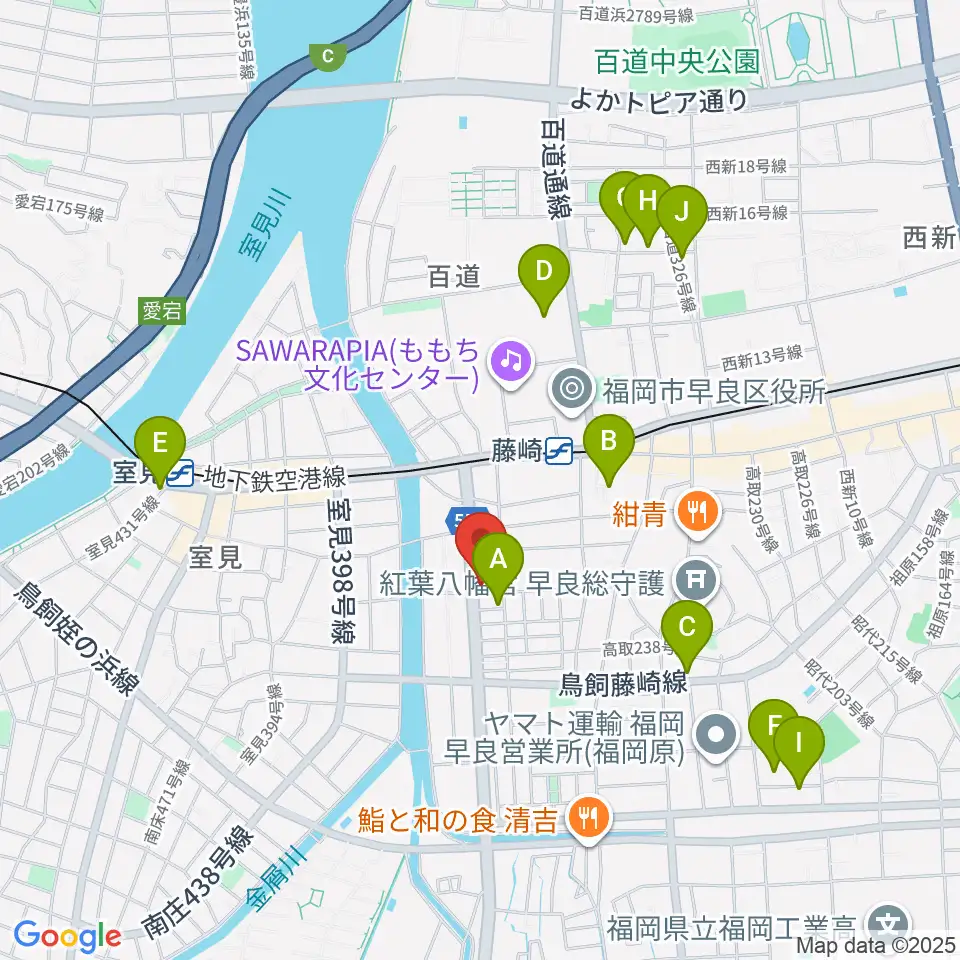 日本楽芸社 ピアノパーク周辺のホテル一覧地図