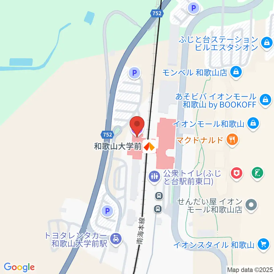 和歌山シェルター周辺のホテル一覧地図