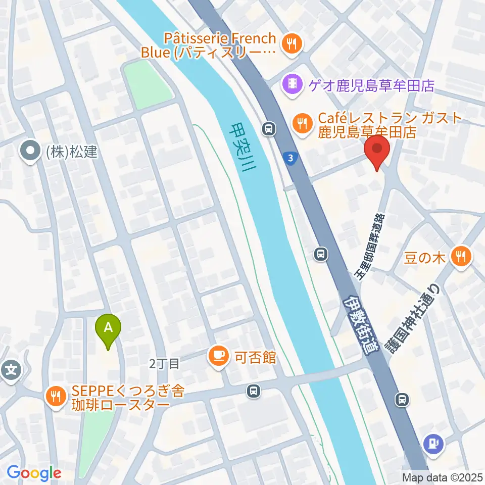 中央楽器周辺のホテル一覧地図
