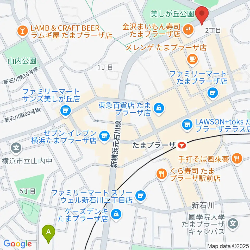 たまプラーザ STUDIO21周辺のホテル一覧地図