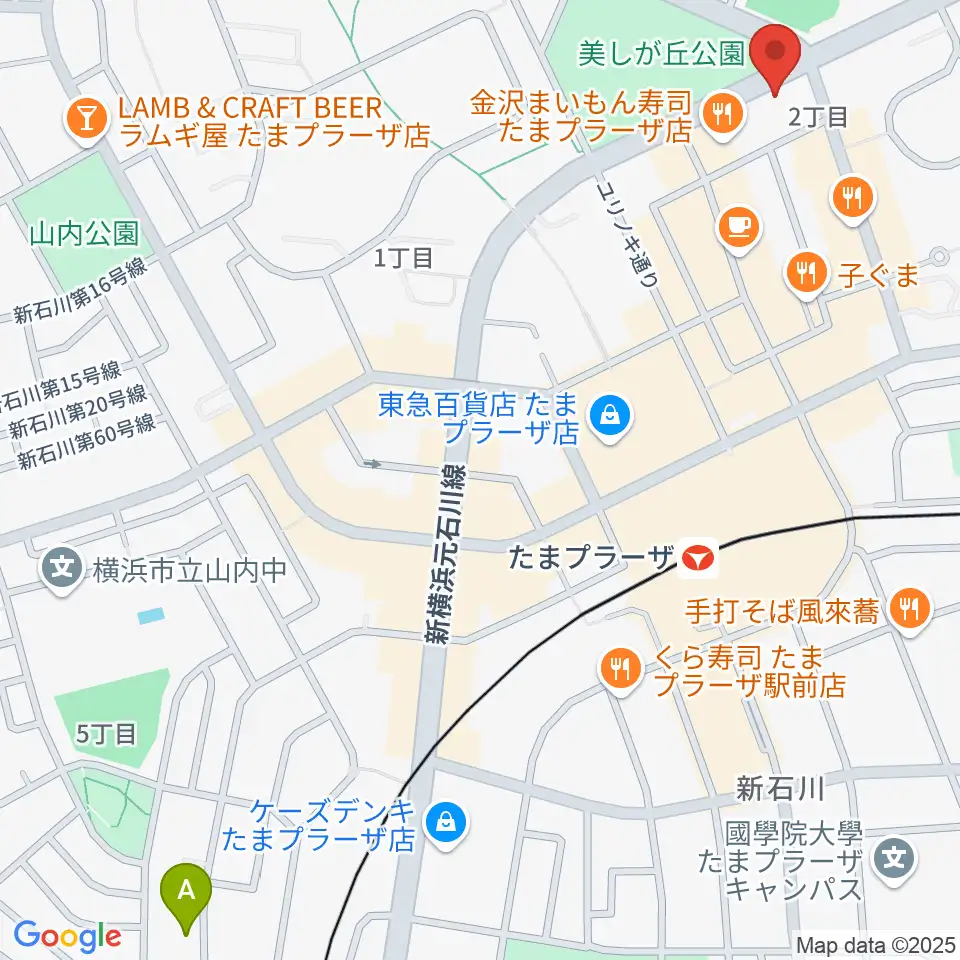 たまプラーザ STUDIO21周辺のホテル一覧地図